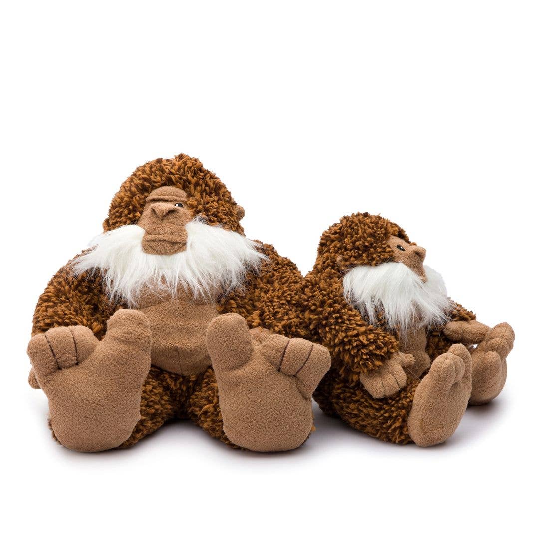 Fluffy Bigfoot Plush Dog Toy: Small