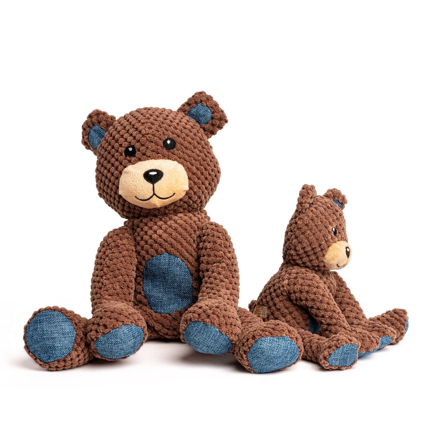 Floppy Teddy Bear Plush Dog Toy: Small